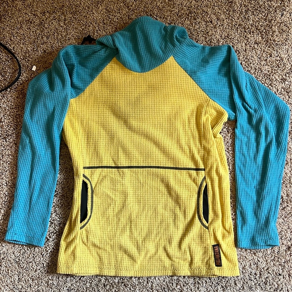 Melanzana Yellow and Blue Women's Jacket